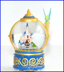 Disney Tinker Bell Castle Musical snow globe, Disneyland Paris Original N3153