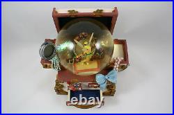 Disney Tinker Bell Hidden Treasure Chest Jewelry Box Musical Water Snow Globe