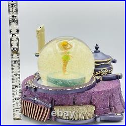 Disney Tinker Bell Musical Spinning Snow Globe VTG Vanity Table Pater Pan RARE