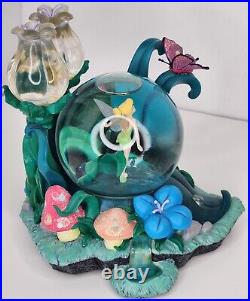 Disney Tinker Bell Snow Music Globe Lights Up Plays You Can Fly