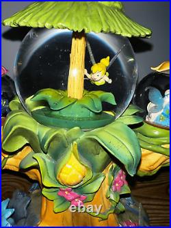 Disney Tinkerbell Fairies Pixie Hollow' 3 Globe Musical Snowglobe-NEW Box Dmg