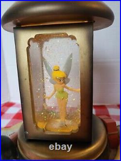 Disney Tinkerbell Lantern Musical Snow Globe plays You can fly Peter Pan