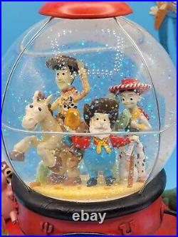 Disney Toy Story 2 Woody's Roundup Musical Snow Globe with lights