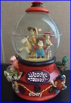 Disney Toy Story 2 Woody's Roundup Snow Globe Light Up Music Box Disney Store
