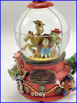 Disney Toy Story 2 Woodys Roundup Snow Globe Snow Dome Music Box