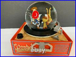 Disney Toy Story Round Up Record Player Snow Globe/music Box Htf