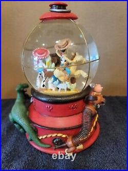 Disney Toy Story Snow Globe Woody Andy Buzz Lightyear Music Box