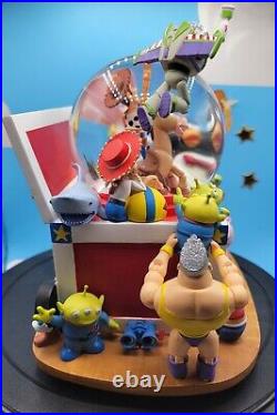 Disney Toy Story Woody's Toy Box Music Box Snow Globe