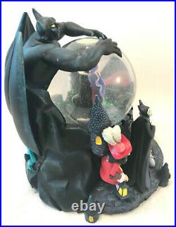 Disney Villains Grim Grinning Ghosts Musical Snow Globe Box Cruella Hook Ursula