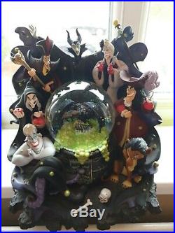 Disney Villains Light Up Musical Snow Globe (VERY RARE)