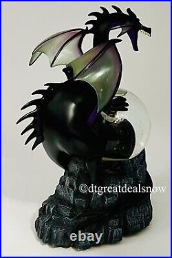 Disney Villains Maleficent Dragon Musical Snow Globe Disney Store Exclusive