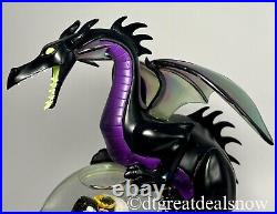 Disney Villains Maleficent Dragon Musical Snow Globe Disney Store Exclusive