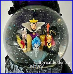 Disney Villains Maleficent Dragon Musical Snow Globe Disney Store Exclusive