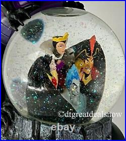 Disney Villains Maleficent Dragon Musical Snow Globe Disney Store Exclusive