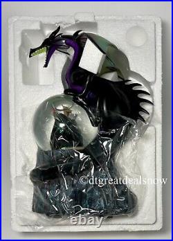 Disney Villains Maleficent Dragon Musical Snow Globe Disney Store Exclusive