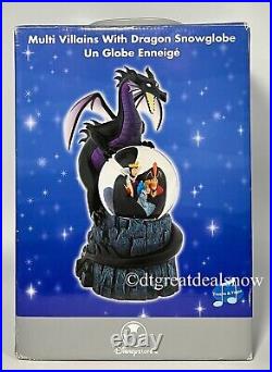 Disney Villains Maleficent Dragon Musical Snow Globe Disney Store Exclusive