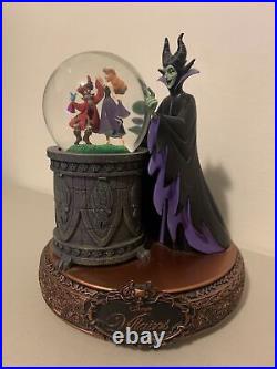 Disney Villains Maleficent Musical Rotating Snow Globe Sleeping Beauty