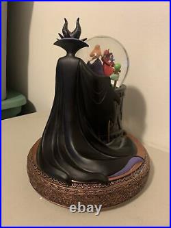 Disney Villains Maleficent Musical Rotating Snow Globe Sleeping Beauty