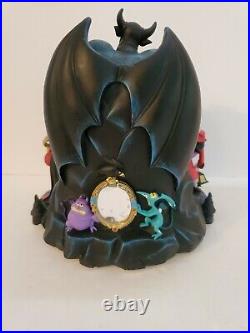 Disney Villains Musical Snow Globe Grim Grinning Ghosts WORKING READ ISSUES