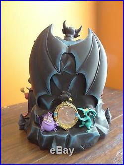 Disney Villains Ursula Maleficent Evil Queen Chernabog Cruella Music Snow Globe