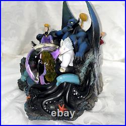 Disney Villians Light-up Musical Snow Globe Maleficent, Chernabog, Evil Queen