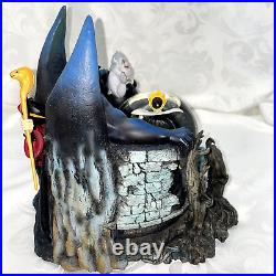 Disney Villians Light-up Musical Snow Globe Maleficent, Chernabog, Evil Queen