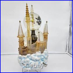 Disney WDW Resorts Snow Globe Castle Tinkerbell Lighted Musical Motion Great