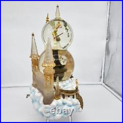 Disney WDW Resorts Snow Globe Castle Tinkerbell Lighted Musical Motion Great