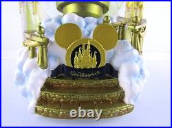 Disney WDW Resorts Snow Globe Castle Tinkerbell Lighted Musical Motion READ DESC