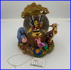 Disney Winnie The Pooh In Bee Costume Snow Globe & Music Box Winnie the Pooh
