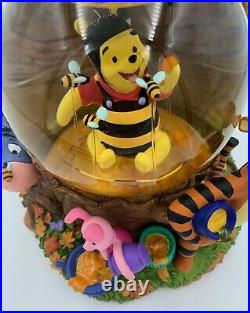 Disney Winnie The Pooh In Bee Costume Snow Globe & Music Box Winnie the Pooh