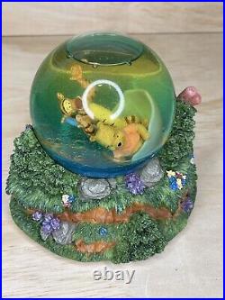 Disney Winnie The Pooh Musical Snow Globe 1963 Sankyo Vintage Large 12