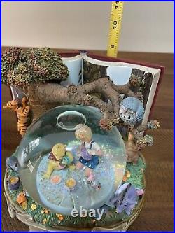 Disney Winnie The Pooh Musical Snow Globe Plays Winnie The Pooh Large Rare