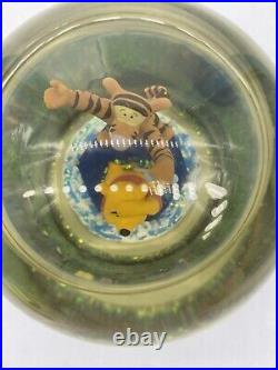 Disney Winnie The Pooh & Tigger Musical Rotating Snow Globe The Rain Came Down