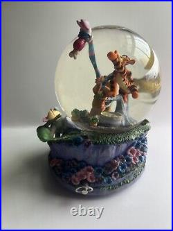 Disney Winnie The Pooh and Friends Blustery Day musical snow globe