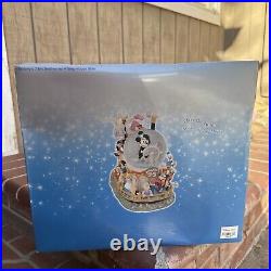 Disney Wonderful World Of Disney Snow Globe withbox music Brand New in Box