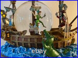 Disney World Collectible Peter Pan You Can Fly! Musical Snow Globe