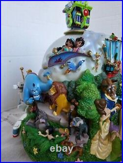 Disney World Parks Snow Globe Monorail Musical Mickey Zip-A-Dee-Doo-Dah In Box