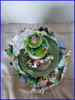 Disney World Parks Snow Globe Monorail Musical Mickey Zip-A-Dee-Doo-Dah In Box