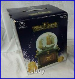 Disney musical Pirates of the Caribbean snow globe VERY RARE! Discontinued NEW