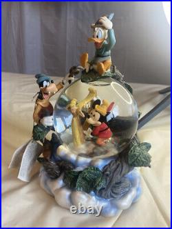 Disney musical snow globe rare-Mickey and the Beanstalk-1947-With Tags