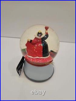 Disney's Alice in Wonderland Queen of Hearts Musical Snow Globe RARE with Box