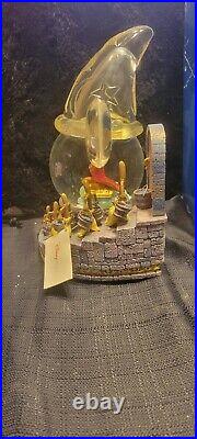 Disney's Fantasia The Sorcerer's Apprentice Musical Lighted Snow Globe RARE