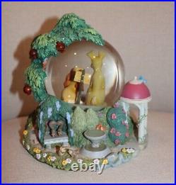 Disney's Lady And The Tramp Wet Cement Musical Snow Globe
