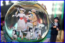 Disney's Mary Poppins Snow Globe & Musical Theatre Plays Let's Go Fly A Kite