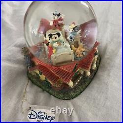 Disney's Mickey Mouse 8 Musical Snow Globe When You Wish Upon A Star