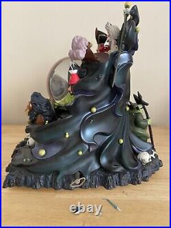 Disney's Musical Grim Grinning Ghosts Villains Snow Globe, Please Read