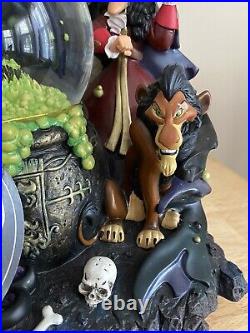 Disney's Musical Grim Grinning Ghosts Villains Snow Globe, Please Read