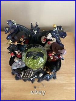 Disney's Musical Grim Grinning Ghosts Villains Snow Globe, Please Read