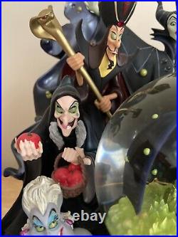 Disney's Musical Grim Grinning Ghosts Villains Snow Globe, Please Read